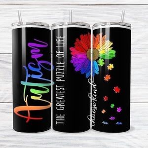 Autism Rainbow Tumbler|20oz SkinnyTumbler